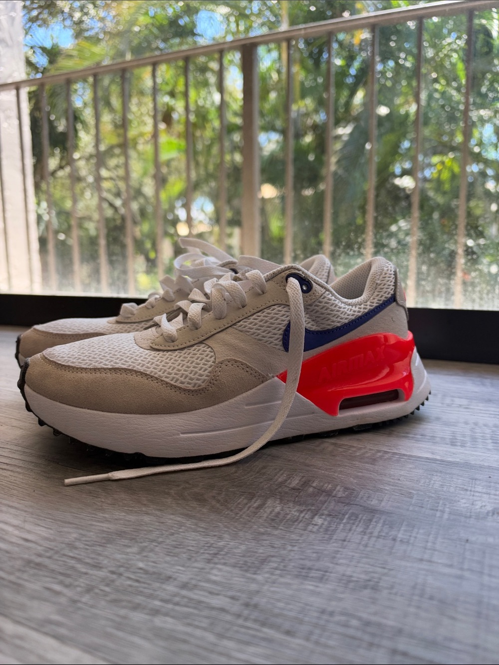 Nike Air Max Systm White bright crimson lapis